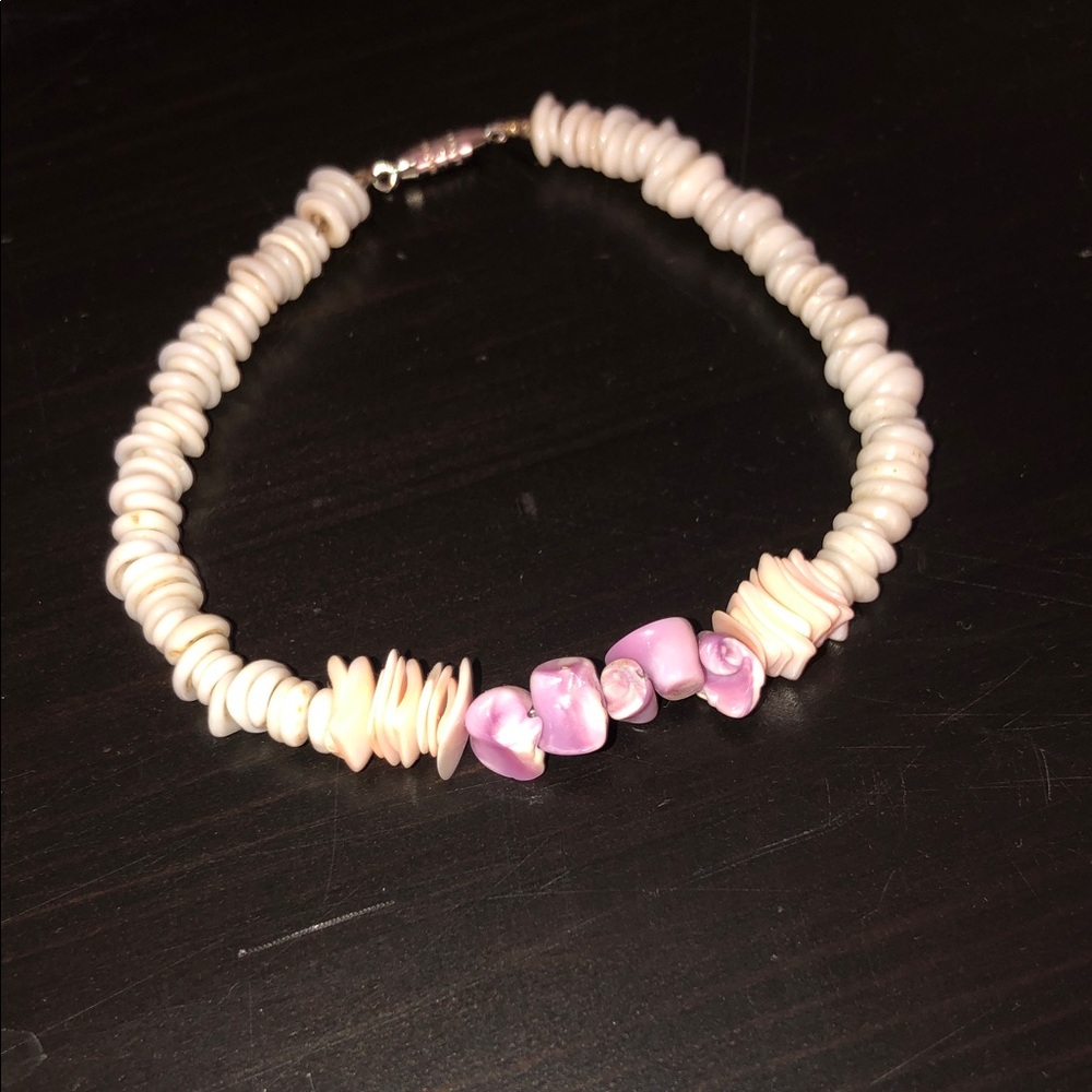 4️⃣ FOR $🔟! VINTAGE PUKA SHELL ANKLET